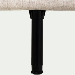 Tête de lit capitonnée en tissu L162cm - beige