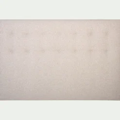 Tête de lit capitonnée en tissu L160cm - beige