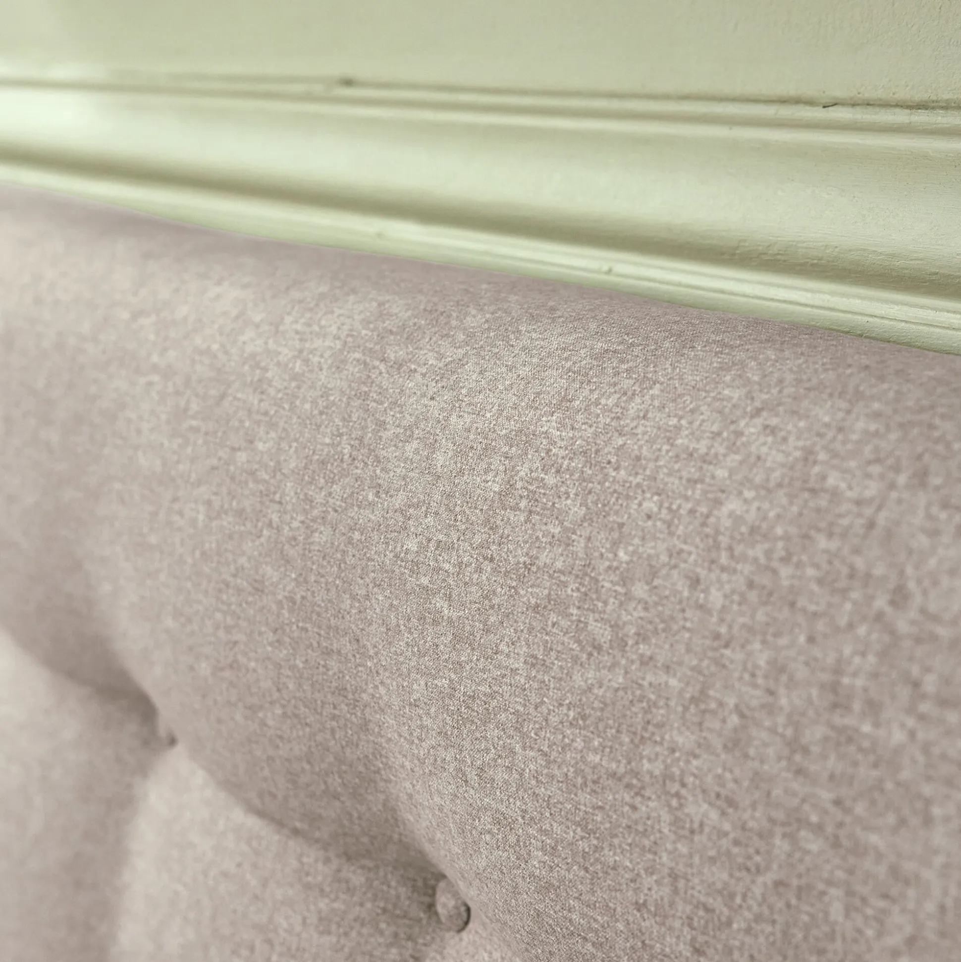 Tête de lit capitonnée en tissu L160cm - beige