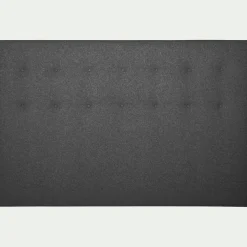 Tête de lit capitonnée en tissu L140cm - gris couture