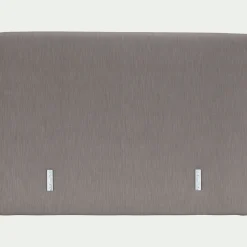 Tête de lit dosseret tapissier en tissu épais 160cm - gris granite