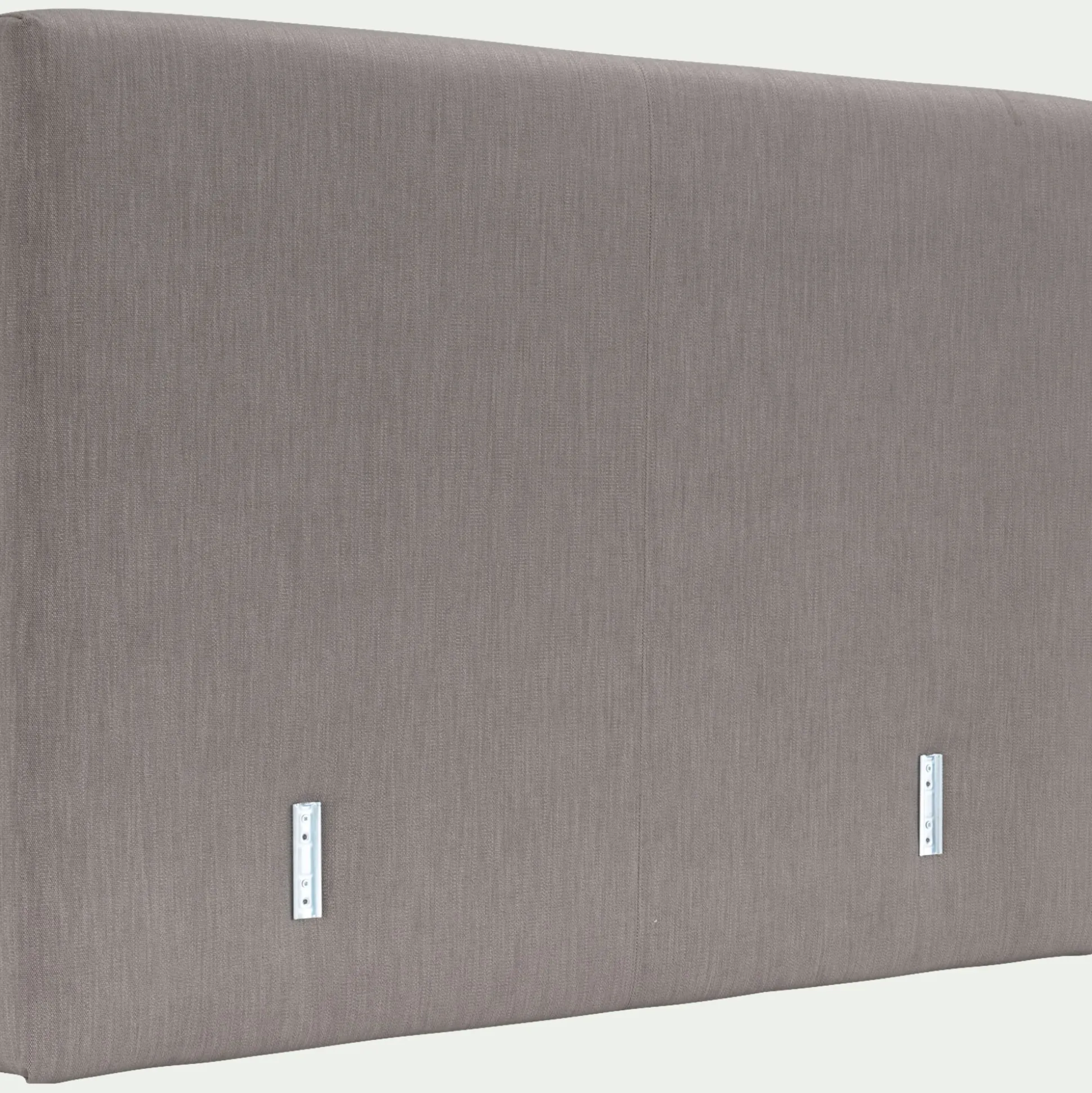 Tête de lit dosseret tapissier en tissu épais 160cm - gris granite