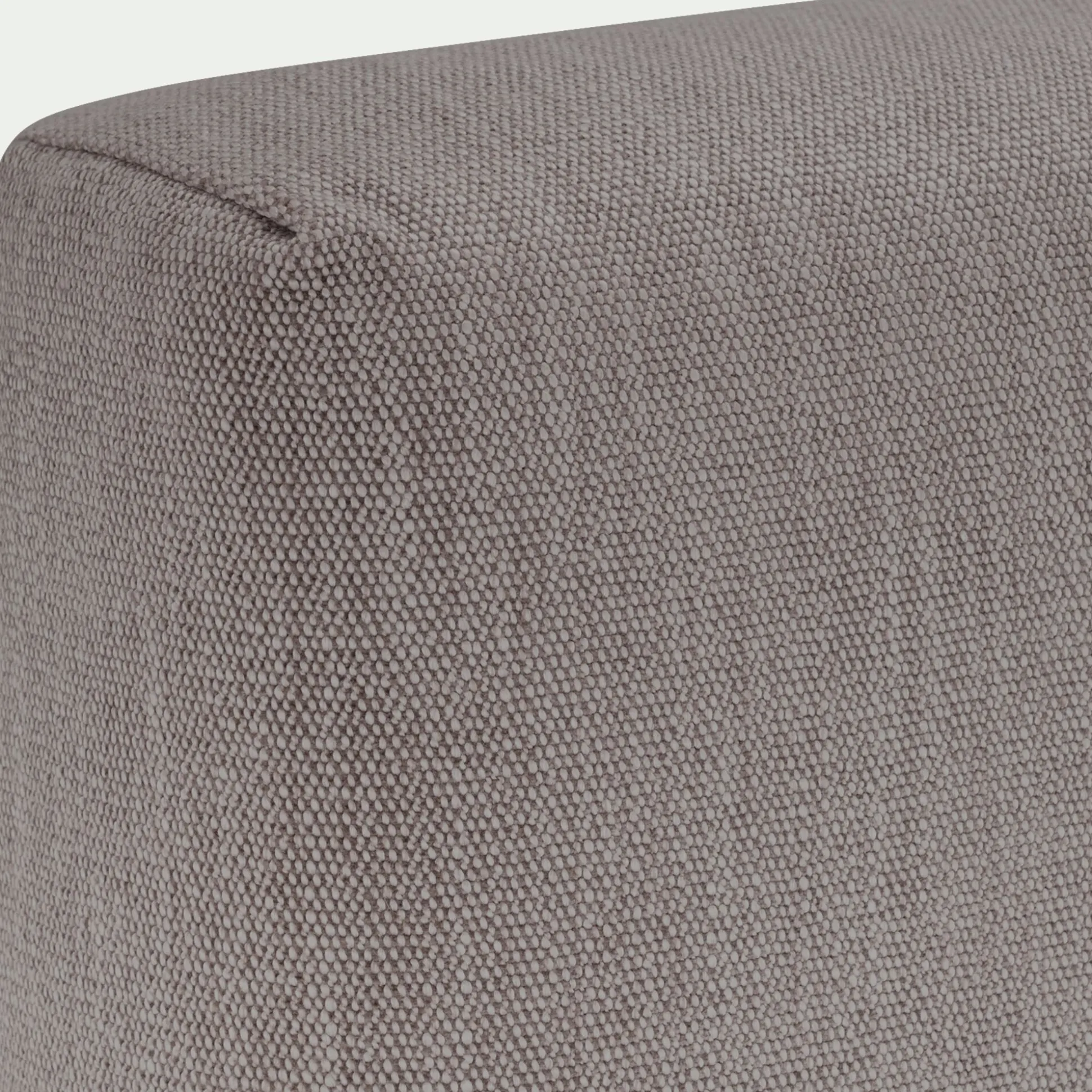 Tête de lit dosseret tapissier en tissu épais 160cm - gris granite