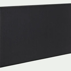 Tête de lit droite en tissu - gris anthracite L190cm