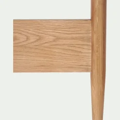 Tête de lit en chêne et corde L165cm - bois clair