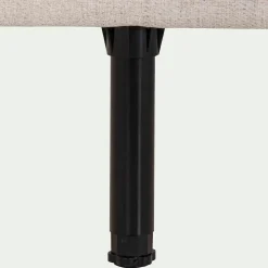 Tête de lit en tissu et bois L162cm - blanc ventoux