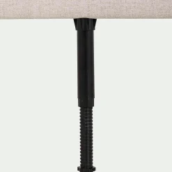 Tête de lit en tissu et bois L162cm - blanc ventoux