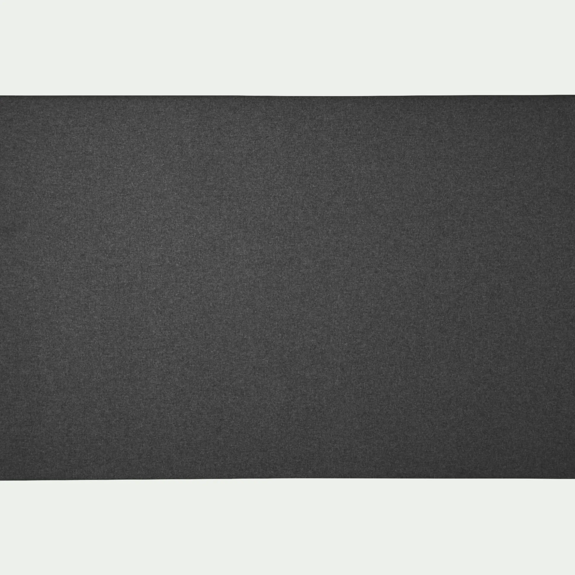 Tête de lit en tissu lisse L90cm - gris couture