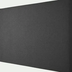 Tête de lit en tissu lisse L90cm - gris couture
