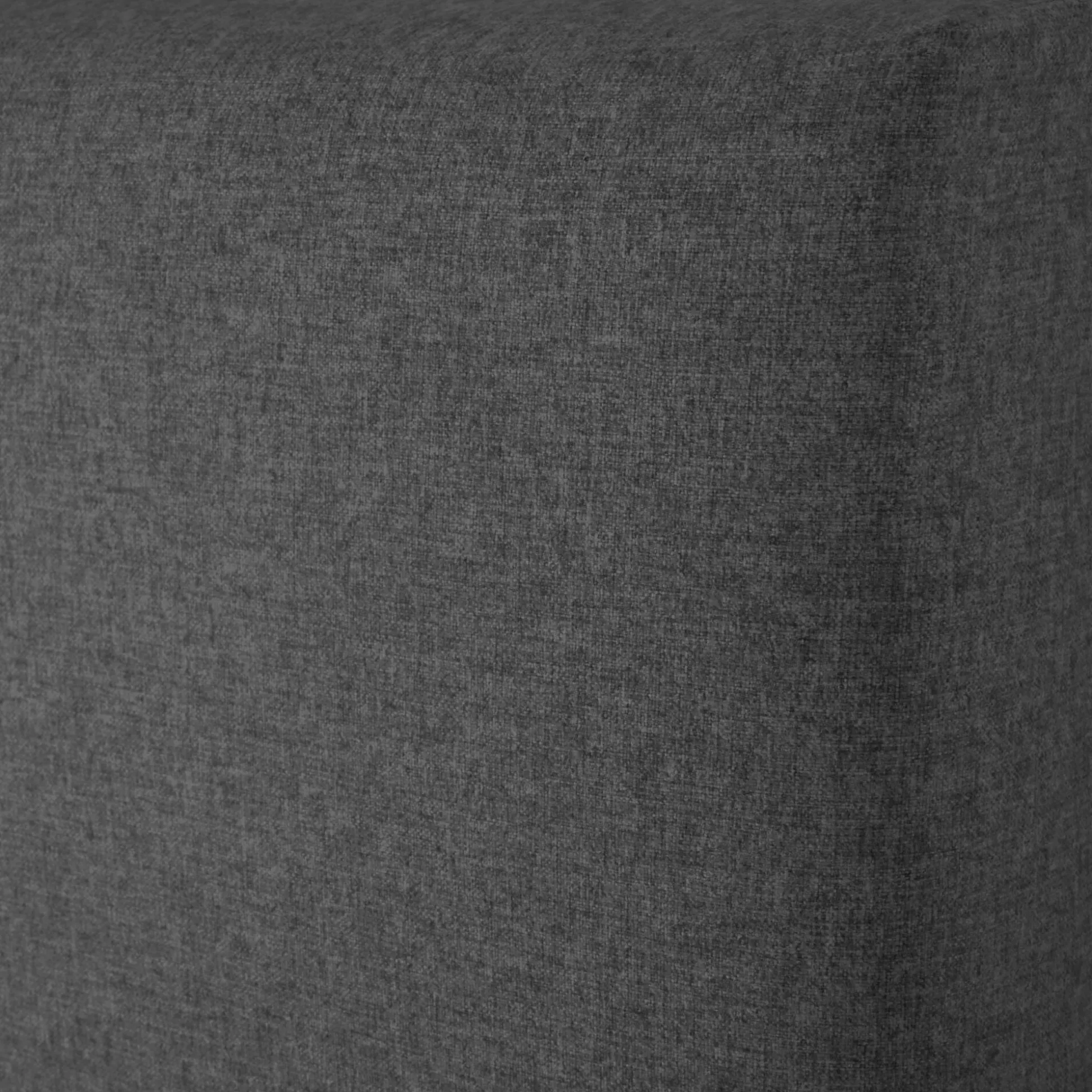 Tête de lit en tissu lisse L90cm - gris couture