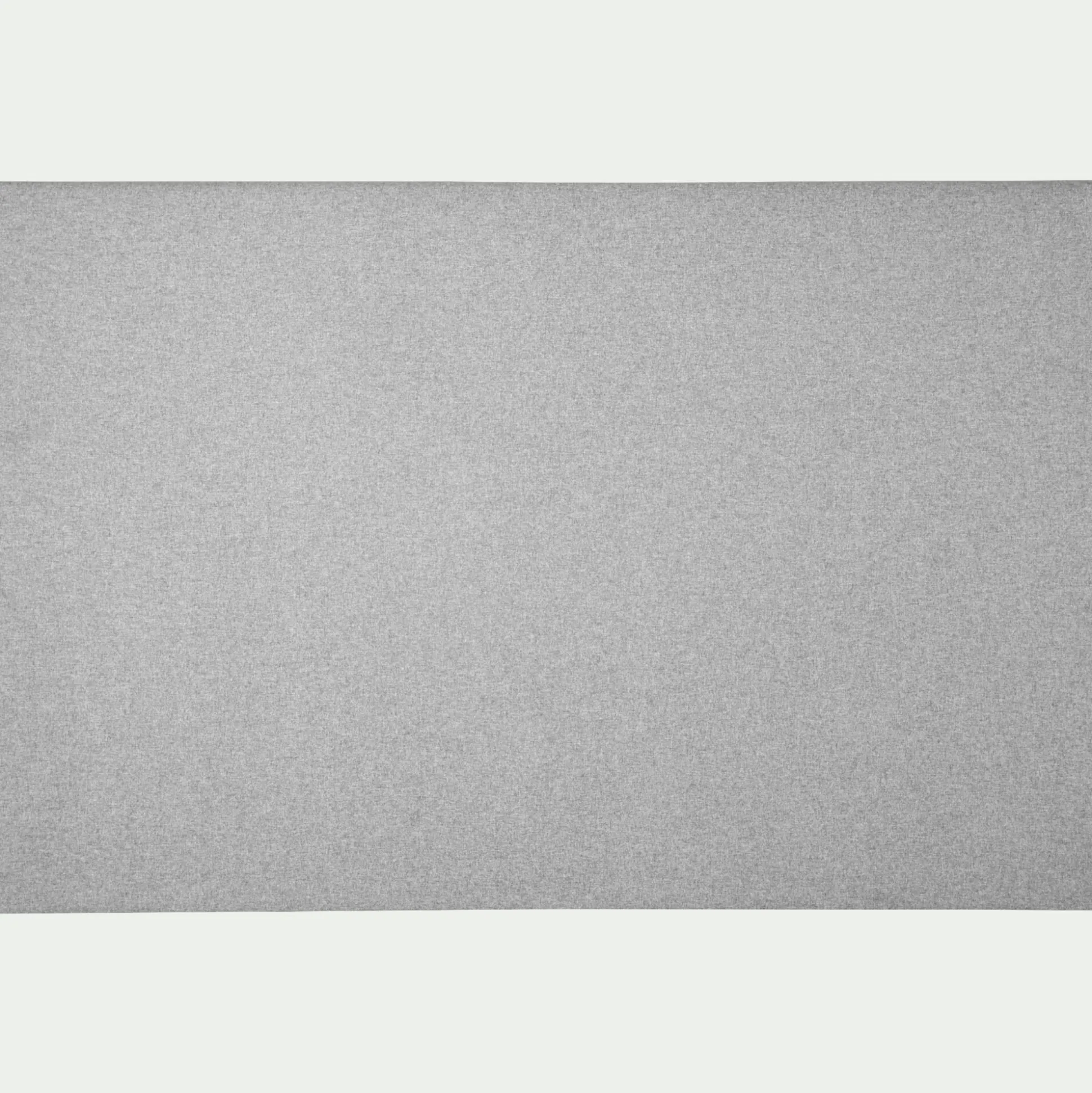 Tête de lit en tissu lisse L160cm - gris perle