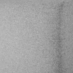 Tête de lit en tissu lisse L160cm - gris perle