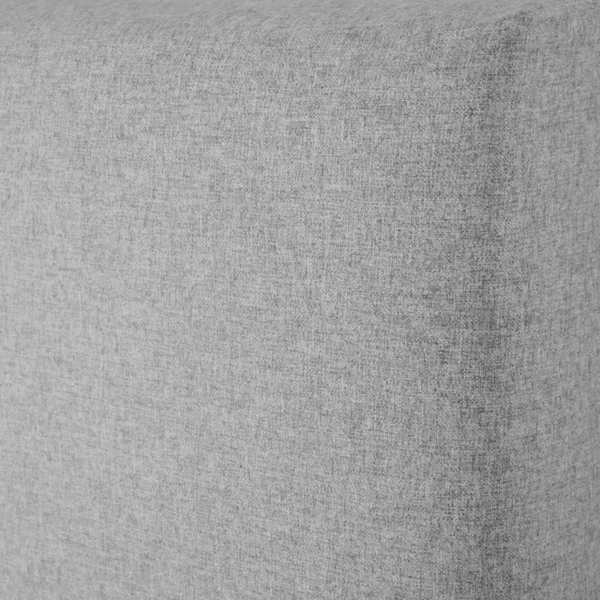 Tête de lit en tissu lisse L160cm - gris perle