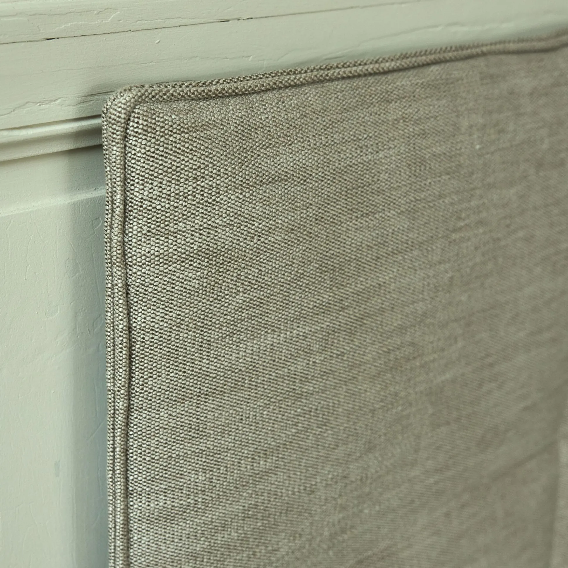 Tête de lit en tissu L154xl111cm - beige
