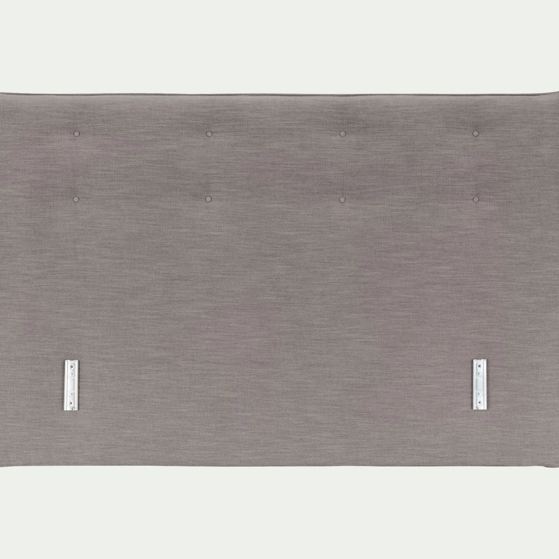 Tête de lit en tissu texturé 160cm - gris granite