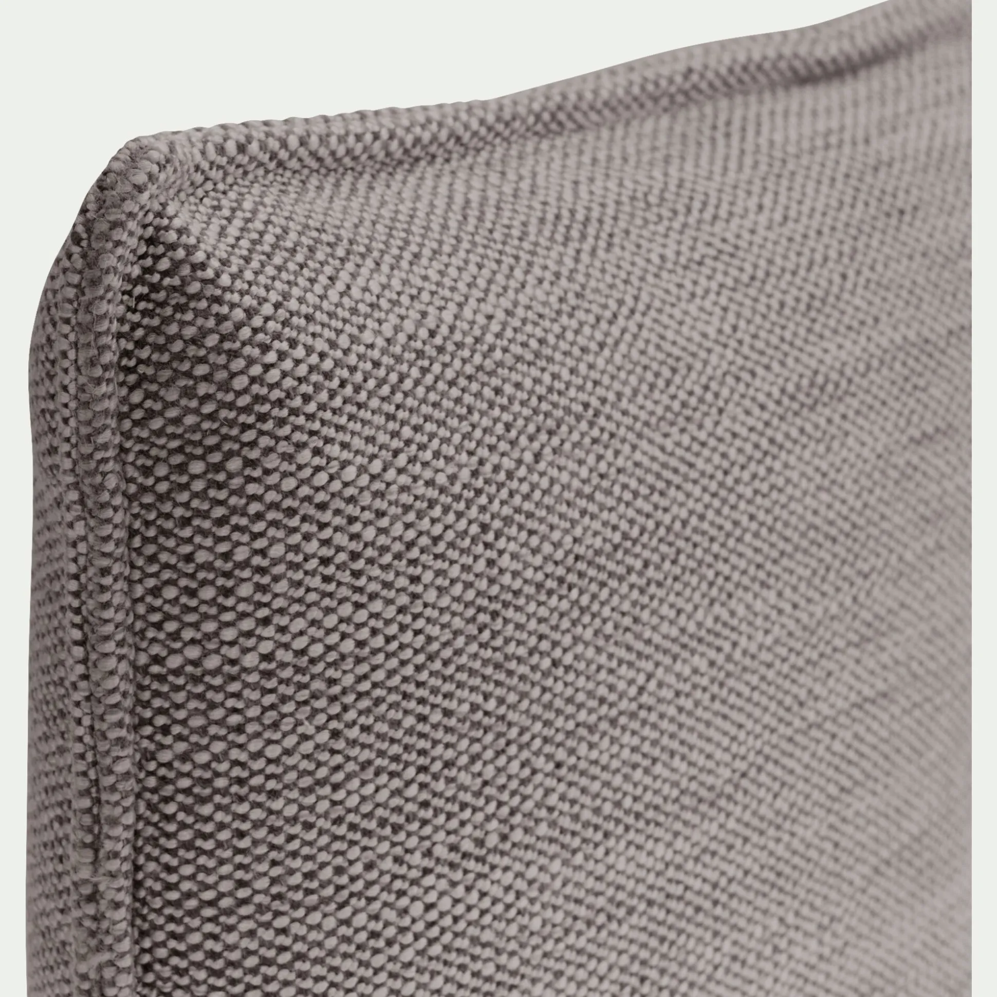 Tête de lit en tissu texturé 160cm - gris granite