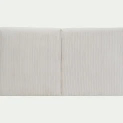 Tête de lit en velours côtelé 190cm - beige
