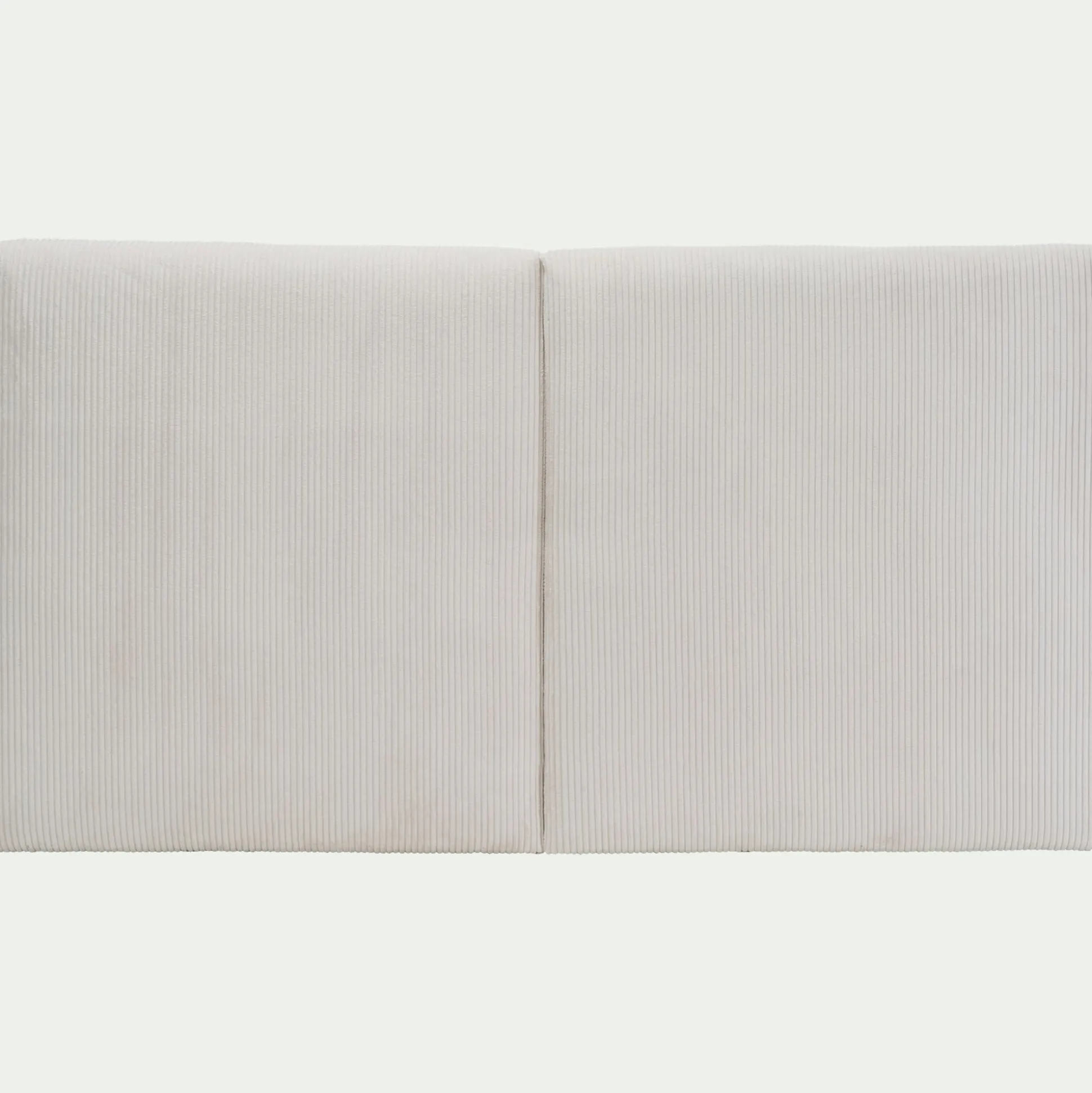 Tête de lit en velours côtelé 190cm - beige