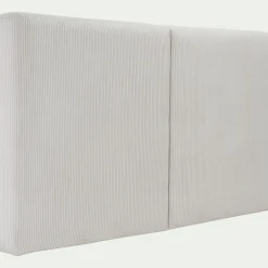 Tête de lit en velours côtelé 190cm - beige