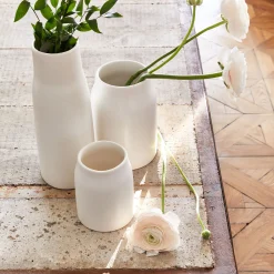 Vase classique en céramique H33cm - blanc ventoux