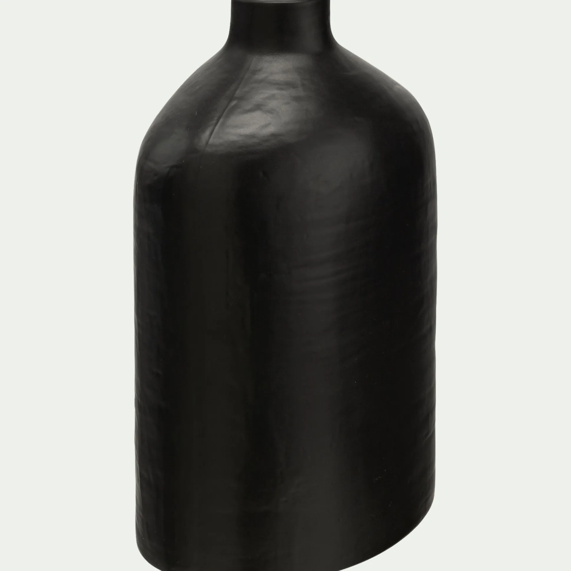 Vase classique en grès H30cm - noir