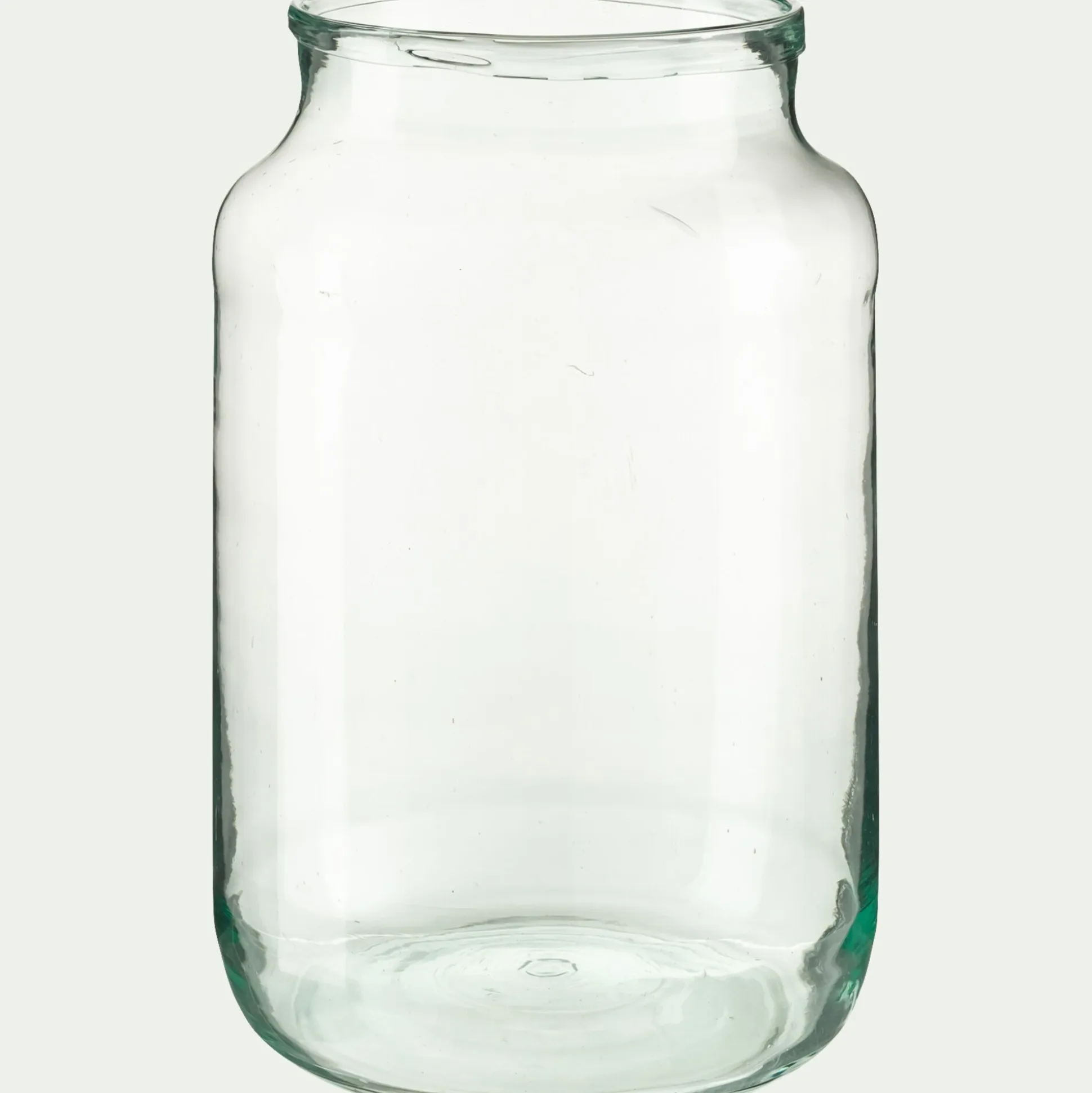 Vase classique en verre recyclé H30cm - transparent