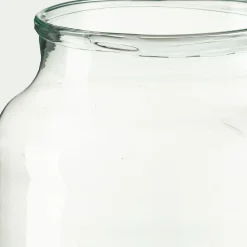 Vase classique en verre recyclé H30cm - transparent