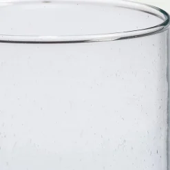 Vase cylindrique en verre recyclé D13xH35cm - transparent