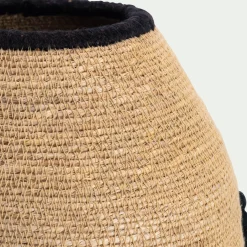 Vase en jonc de mer H30cm - naturel