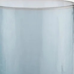 Verre à pied en verre 37cl - bleu