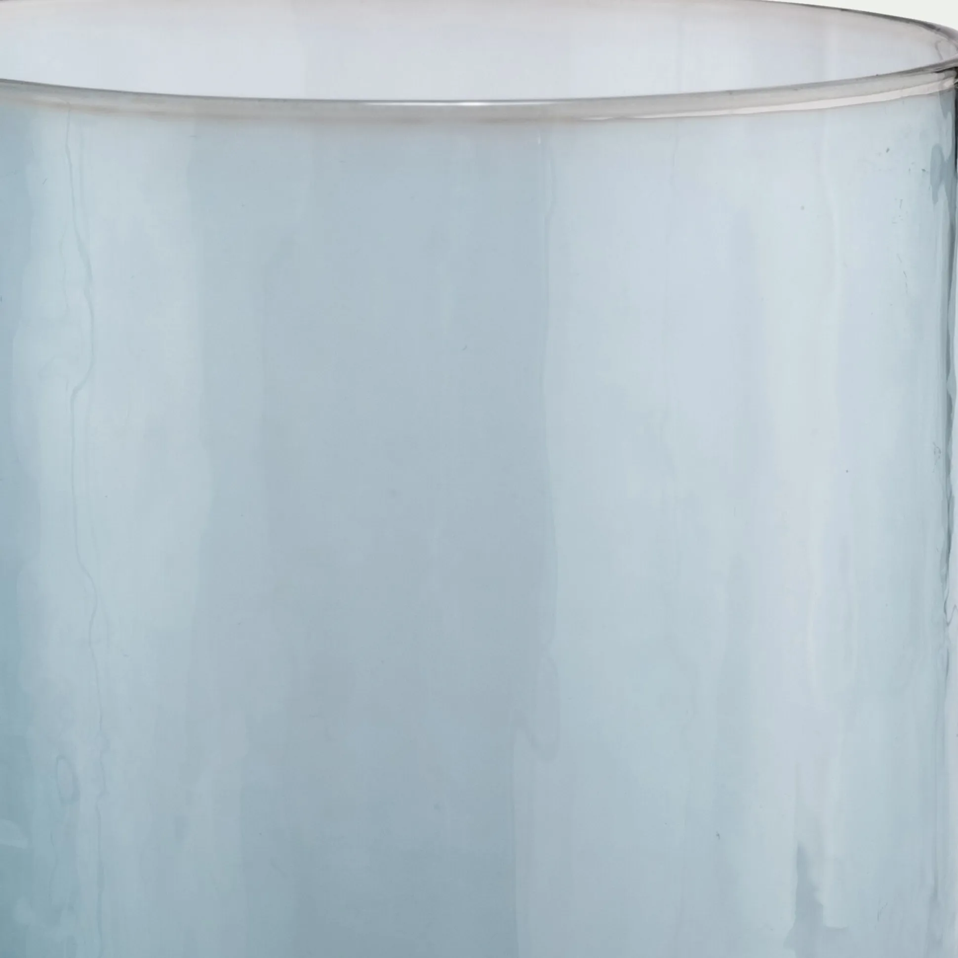 Verre à pied en verre 37cl - bleu