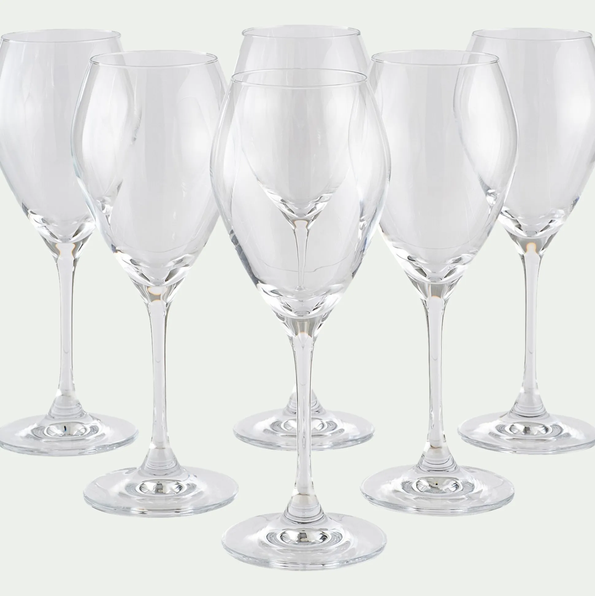 Verre à pied en verre 32cl - transparent