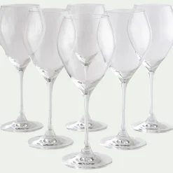 Verre à pied en verre 39cl - transparent