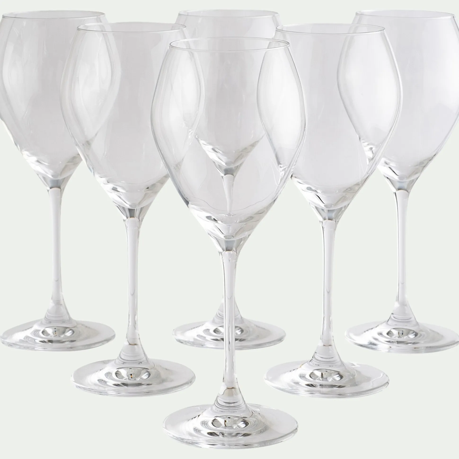 Verre à pied en verre 39cl - transparent