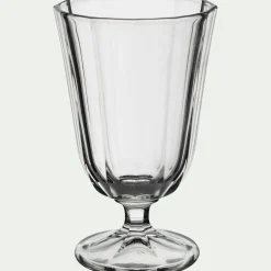 Verre à pied en verre 25cl - transparent