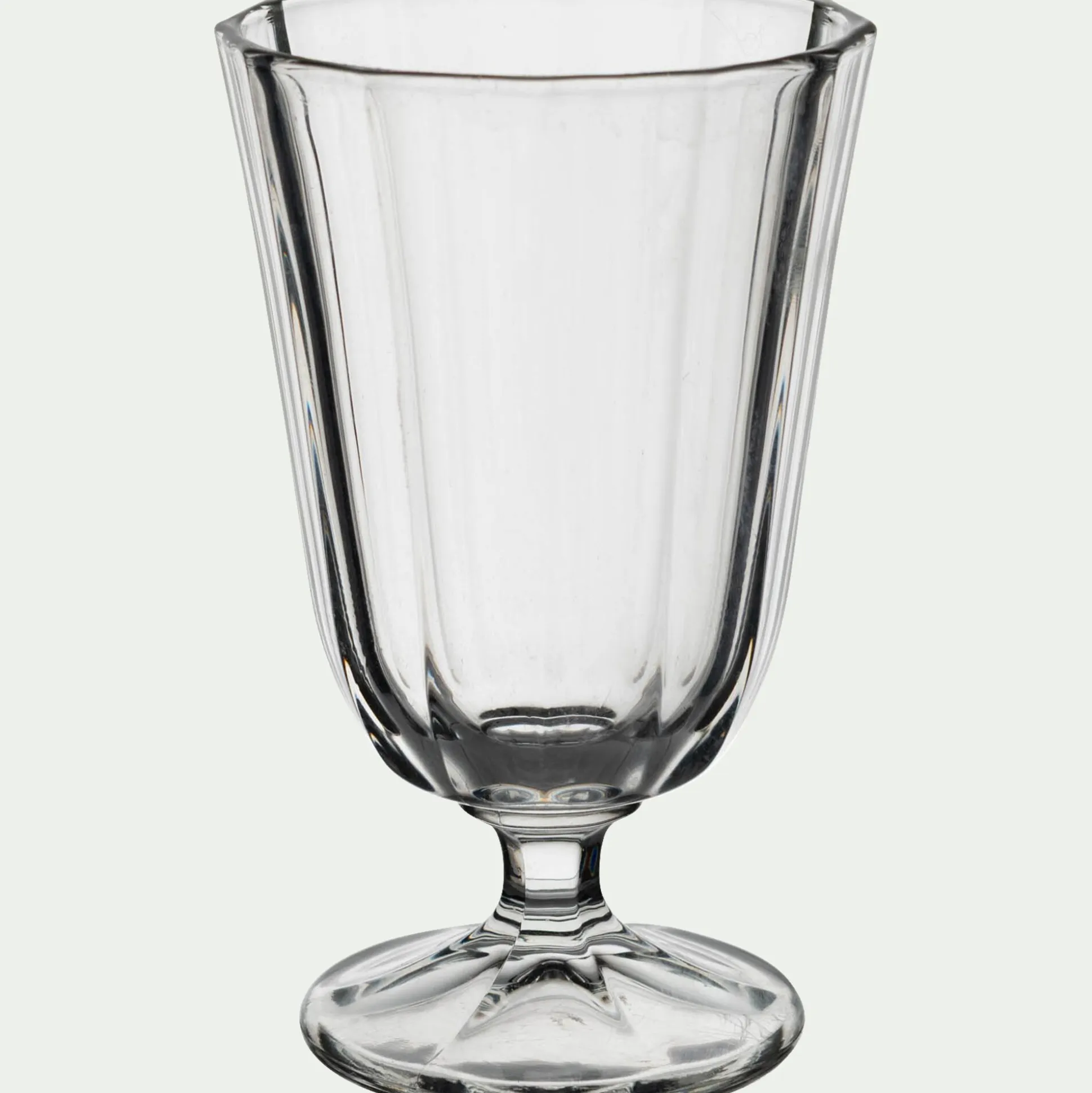 Verre à pied en verre 25cl - transparent