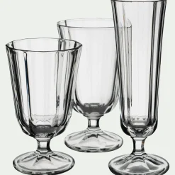 Verre à pied en verre 25cl - transparent