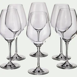 Verre à pied en verre 36cl - transparent