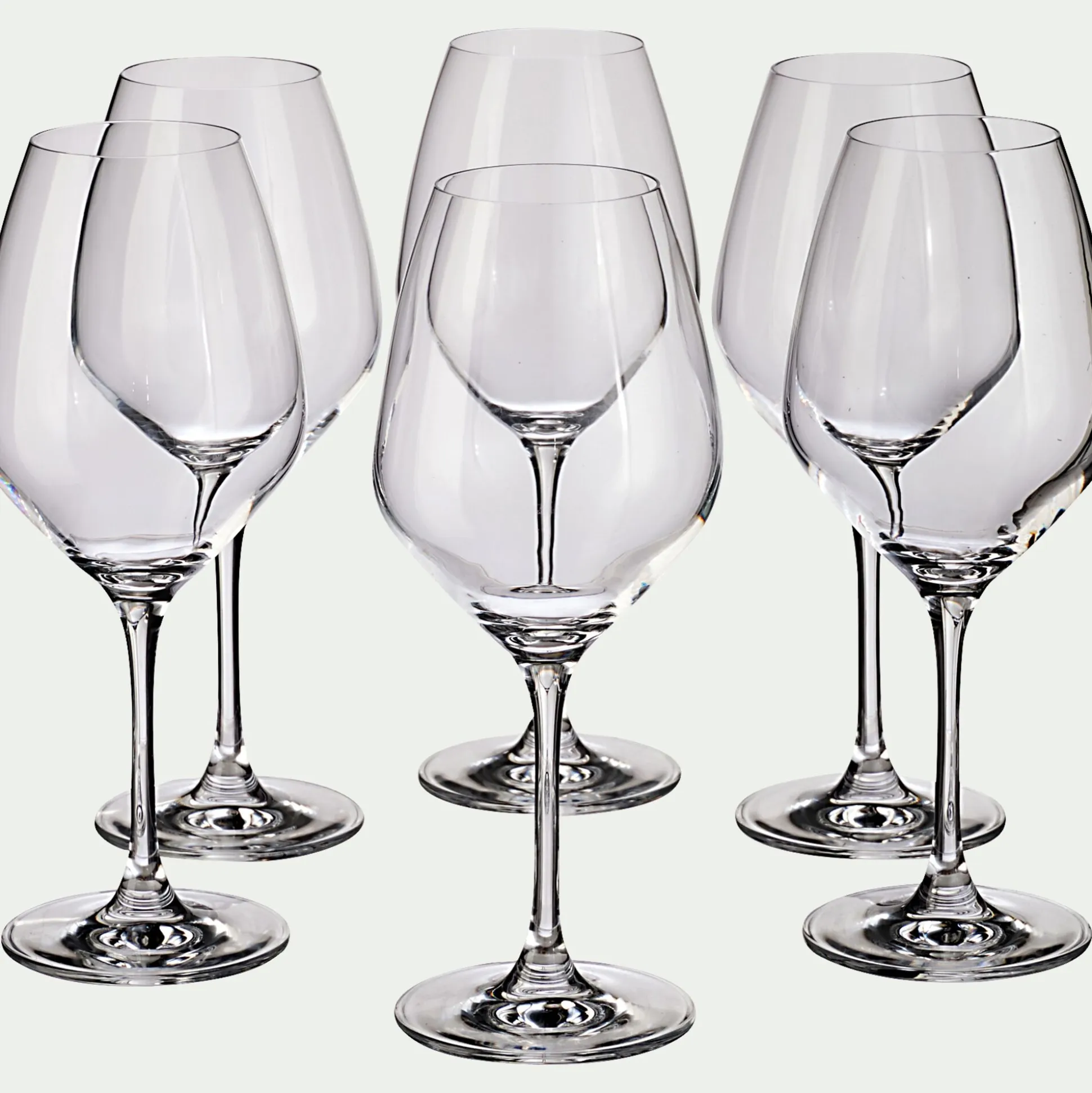 Verre à pied en verre 36cl - transparent