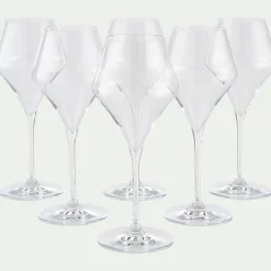 Verre à pied en verre 38cl - transparent