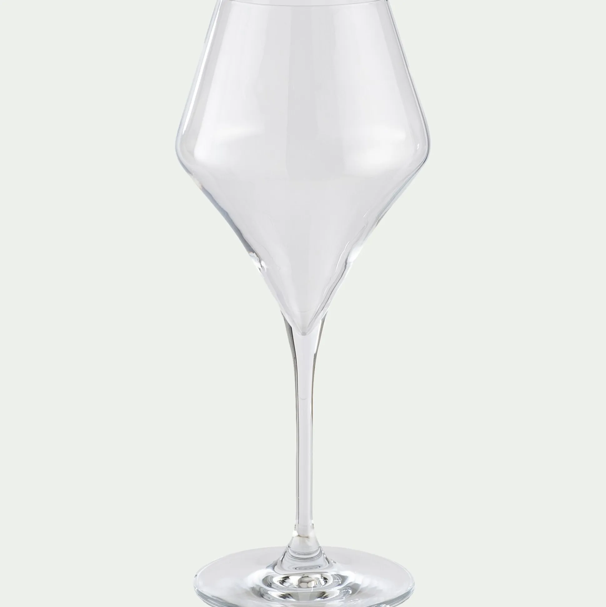 Verre à pied en verre 38cl - transparent