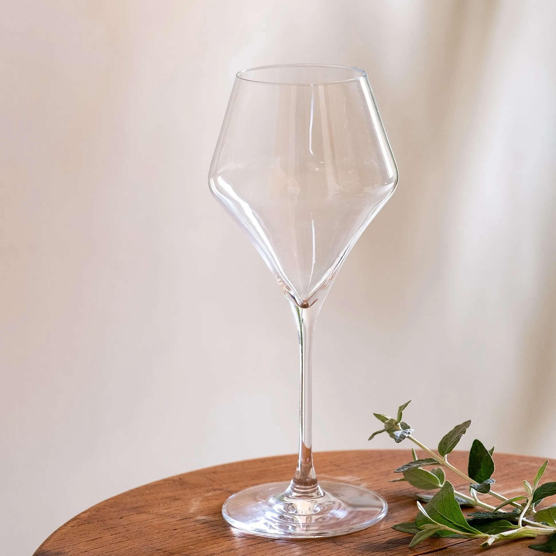 Verre à pied en verre 38cl - transparent