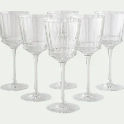 Verre à vin en cristallin 25cl - transparent