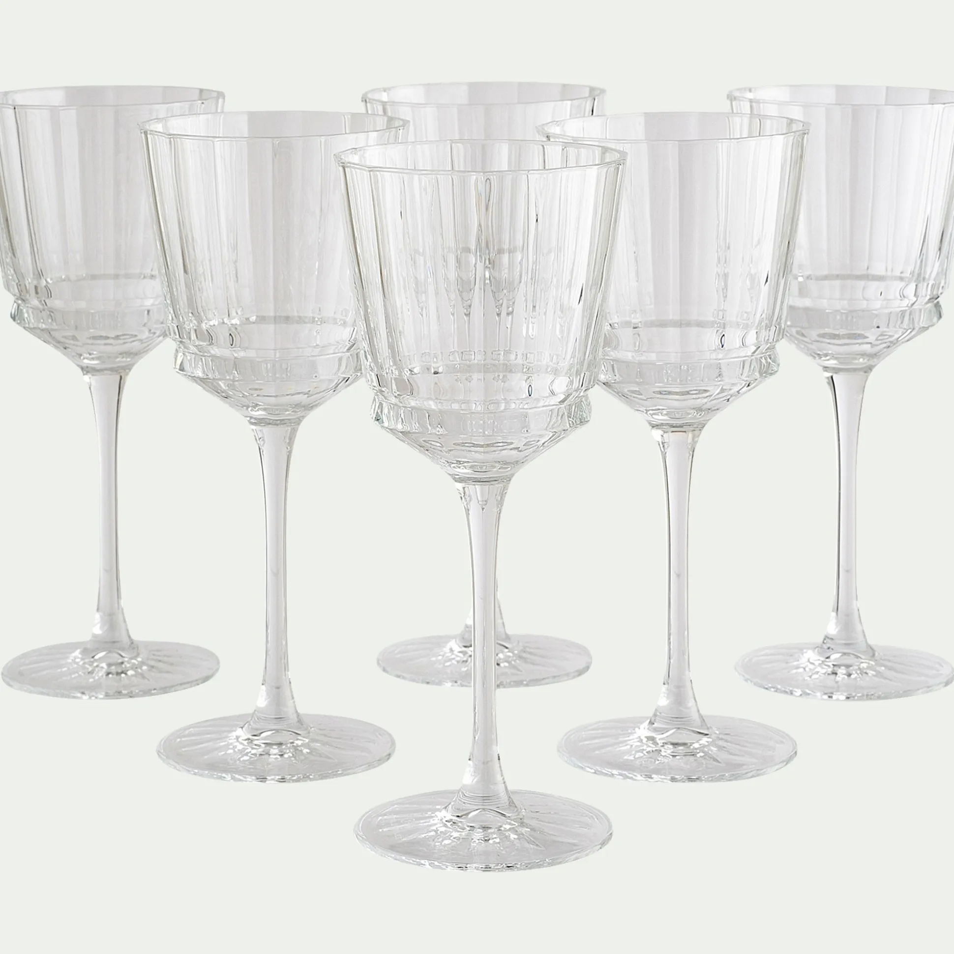 Verre à vin en cristallin 25cl - transparent